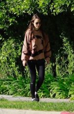 LILY COLLINS Out and About in Beverly Hills 04/07/2020