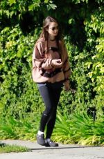 LILY COLLINS Out and About in Beverly Hills 04/07/2020