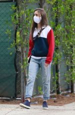 LILY COLLINS Out with Her Mother in Beverly Hills 04/29/2020