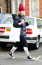LILY JAMES Out and About in London 04/10/2020