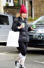 LILY JAMES Out and About in London 04/10/2020
