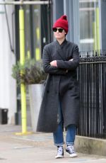 LILY JAMES Out in London 04/02/2020