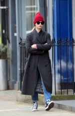 LILY JAMES Out in London 04/02/2020