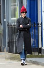 LILY JAMES Out in London 04/02/2020