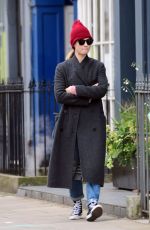 LILY JAMES Out in London 04/02/2020