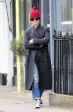 LILY JAMES Out in London 04/02/2020