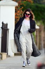 LILY JAMES Wearing a Mask Out and About in London 04/09/2020