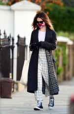 LILY JAMES Wearing a Mask Out and About in London 04/09/2020
