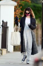 LILY JAMES Wearing a Mask Out and About in London 04/09/2020