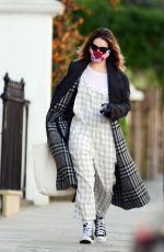 LILY JAMES Wearing a Mask Out and About in London 04/09/2020
