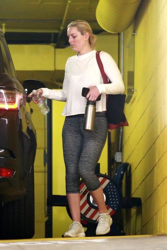 LINDSEY VONN Leaves a Private Gym in Beverly Hills 04/02/2020