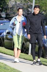 LIV LO Out with Her Dog in West Hollywood 04/03/2020