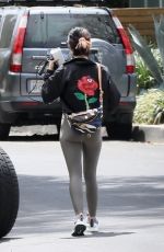 LUCY HALE Arrives at Her Home in West Hollywood 04/04/2020