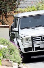 LUCY HALE Arrives at Her Home in West Hollywood 04/04/2020