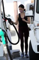 LUCY HALE at a Gas Station in Studio City 04/25/2020