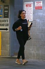 LUCY HALE Leaves a Private Gym in Los Angeles 04/01/2020