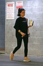 LUCY HALE Leaves a Private Gym in Los Angeles 04/01/2020
