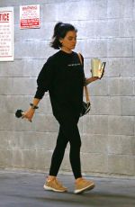 LUCY HALE Leaves a Private Gym in Los Angeles 04/01/2020