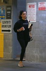 LUCY HALE Leaves a Private Gym in Los Angeles 04/01/2020