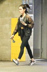 LUCY HALE Leaves a Private Training Session in Los Angeles 04/10/2020