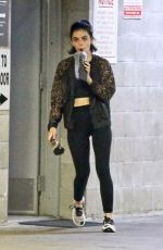 LUCY HALE Leaves a Private Training Session in Los Angeles 04/10/2020