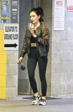 LUCY HALE Leaves a Private Training Session in Los Angeles 04/10/2020