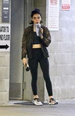 LUCY HALE Leaves a Private Training Session in Los Angeles 04/10/2020