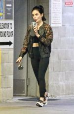 LUCY HALE Leaves a Private Training Session in Los Angeles 04/10/2020