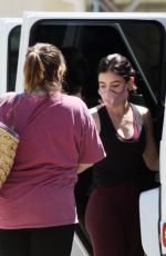 LUCY HALE Out and About in Los Angeles 04/25/2020