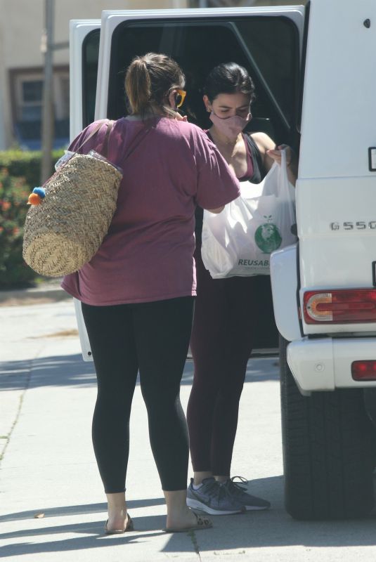 LUCY HALE Out and About in Los Angeles 04/25/2020