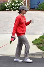 LUCY HALE Out with Elvis in Los Angeles 04/08/2020