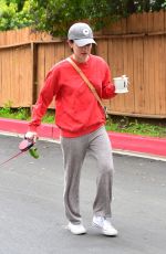 LUCY HALE Out with Elvis in Los Angeles 04/08/2020