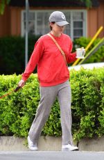 LUCY HALE Out with Elvis in Los Angeles 04/08/2020