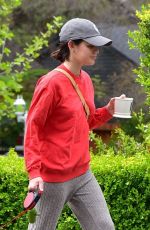 LUCY HALE Out with Elvis in Los Angeles 04/08/2020