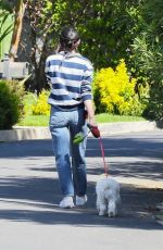 LUCY HALE Out with Elvis in Los Angeles 04/21/2020