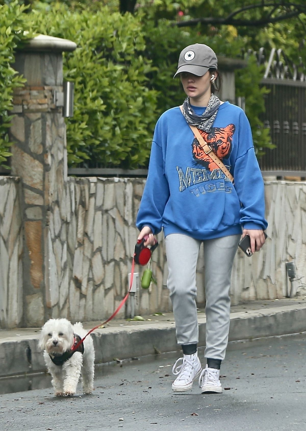 LUCY HALE Out with Her Dog Elvis in Los Angeles 04/10/2020 – HawtCelebs