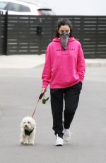 LUCY HALE Wearing Bandana Mask Out on Easter Sunday in Studio City 04/12/2020