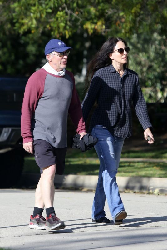 MADELEINE STOWE and Brian Benben Out in Beverly Hills 04/03/2020