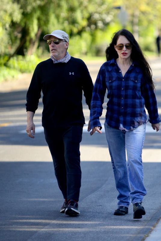 MADELEINE STOWE and Brian Benben Out in Pacific Palisades 04/14/2020