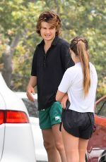 MAIKA MONROE and Joe Keery at a Juice Shop in Santa Monica 04/27/2020