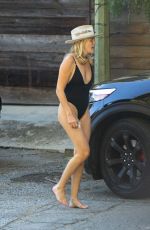 MALIN AKERMAN in Swimsuit Outside Her House in Los Angeles 04/13/2020
