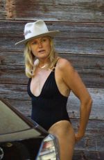 MALIN AKERMAN in Swimsuit Outside Her House in Los Angeles 04/13/2020