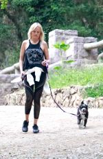 MALIN AKERMAN Out Hiking with Her Dog at Griffith Park in Los Angeles 03/31/2020