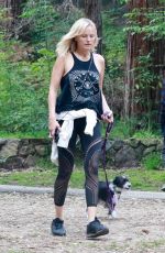 MALIN AKERMAN Out Hiking with Her Dog at Griffith Park in Los Angeles 03/31/2020