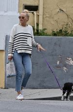 MALIN AKERMAN Out with Her Dog in Los Feliz 04/13/2020