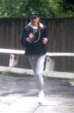MARGARET QUALLEY Out Running in Los Angeles 04/09/2020