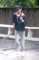 MARGARET QUALLEY Out Running in Los Angeles 04/09/2020