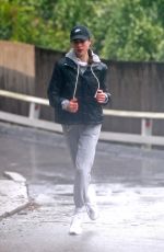 MARGARET QUALLEY Out Running in Los Angeles 04/09/2020