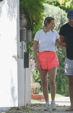 MARGOT ROBBIE and Tom Ackerley Has Their Dog Picked up by a Vet in Los Angeles 04/28/2020