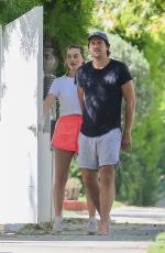 MARGOT ROBBIE and Tom Ackerley Has Their Dog Picked up by a Vet in Los Angeles 04/28/2020